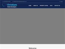 Tablet Screenshot of christiansestatedevelopers.com